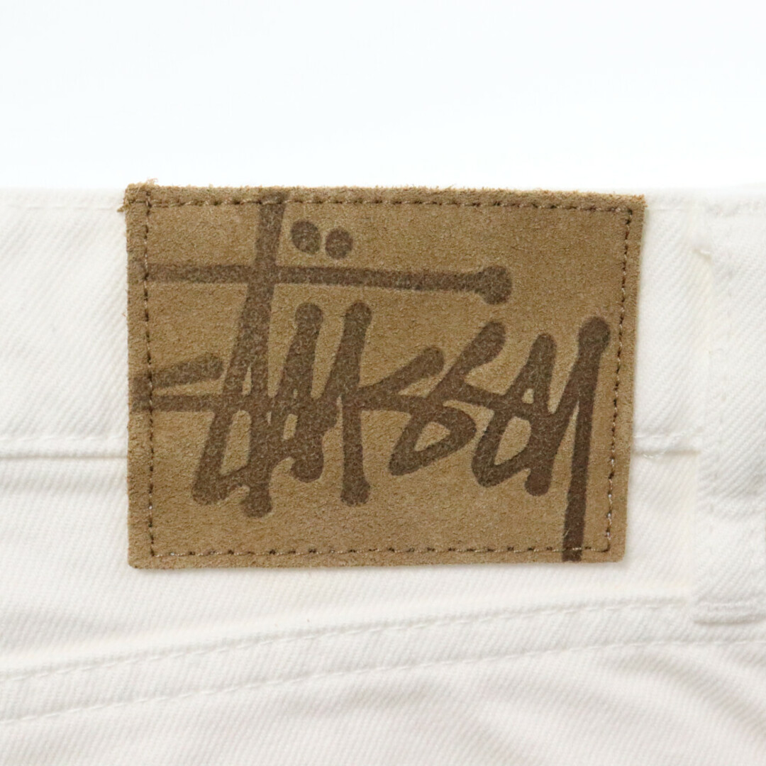 STUSSY(ステューシー)のSTUSSY ステューシー Classic Jean Overdyed クラシックフィット オーバーダイ 5ポケット ボタンフライ デニムパンツ ジーンズ ホワイト 116596 メンズのパンツ(デニム/ジーンズ)の商品写真