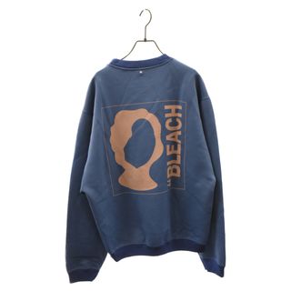 OAMC オーエーエムシー 19AW BLEACH ロゴ ボンディング クルーネック 長袖 トレーナー ブルー OAMP703582(スウェット)