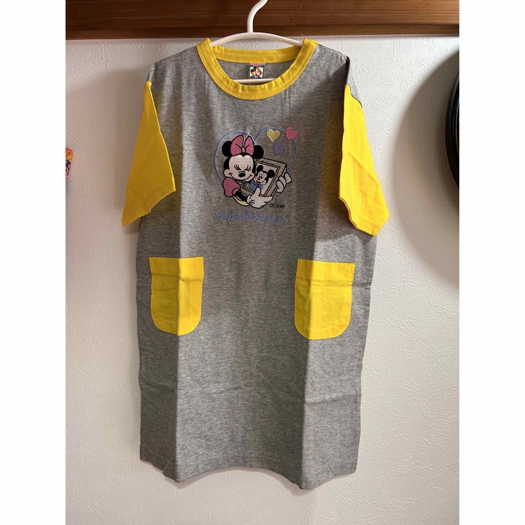 Disney(ディズニー)のキッズ　古着　子供服　Tシャツ　120 昭和レトロ　ディズニー　ミニーちゃん キッズ/ベビー/マタニティのキッズ服女の子用(90cm~)(Tシャツ/カットソー)の商品写真