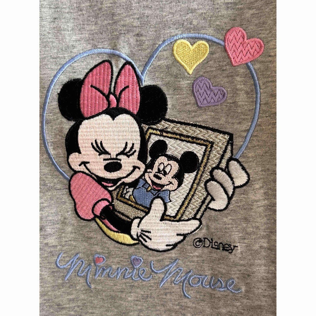 Disney(ディズニー)のキッズ　古着　子供服　Tシャツ　120 昭和レトロ　ディズニー　ミニーちゃん キッズ/ベビー/マタニティのキッズ服女の子用(90cm~)(Tシャツ/カットソー)の商品写真