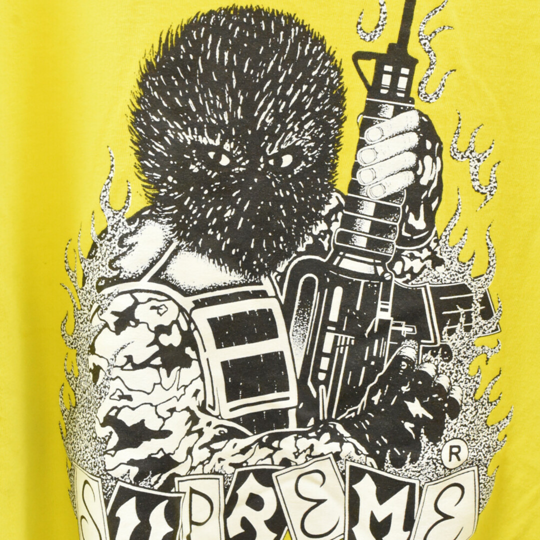 Supreme(シュプリーム)のSUPREME シュプリーム 19AW Mercenary Tee マーセナリー プリント クルーネック カットソー 半袖Tシャツ イエロー メンズのトップス(Tシャツ/カットソー(半袖/袖なし))の商品写真