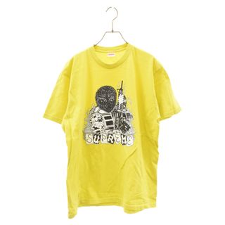 シュプリーム(Supreme)のSUPREME シュプリーム 19AW Mercenary Tee マーセナリー プリント クルーネック カットソー 半袖Tシャツ イエロー(Tシャツ/カットソー(半袖/袖なし))