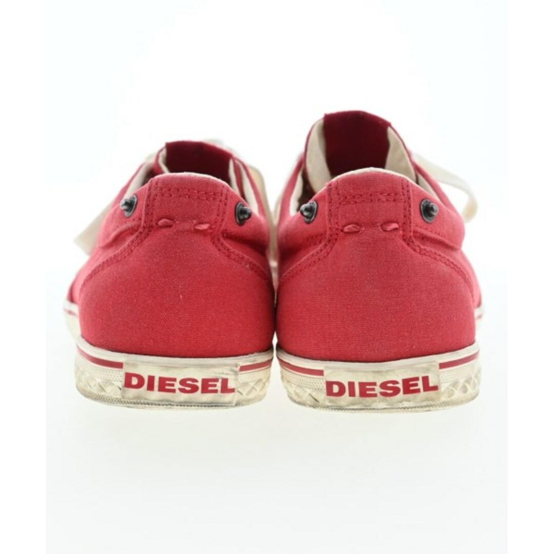 DIESEL(ディーゼル)のDIESEL ディーゼル スニーカー 27cm 赤 【古着】【中古】 メンズの靴/シューズ(スニーカー)の商品写真
