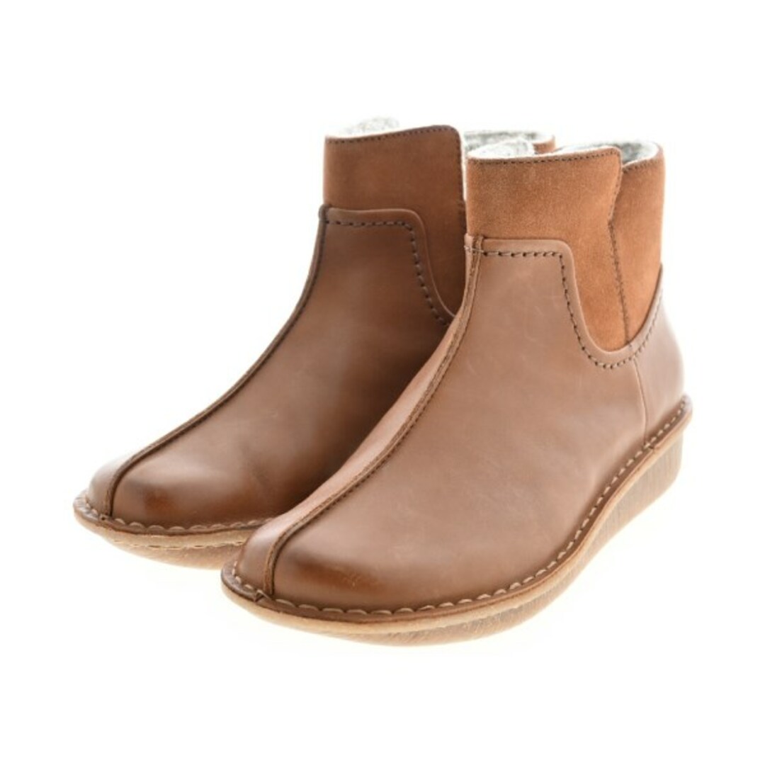 Clarks(クラークス)のclarks クラークス ブーツ UK5(23.5cm位) 茶 【古着】【中古】 レディースの靴/シューズ(ブーツ)の商品写真