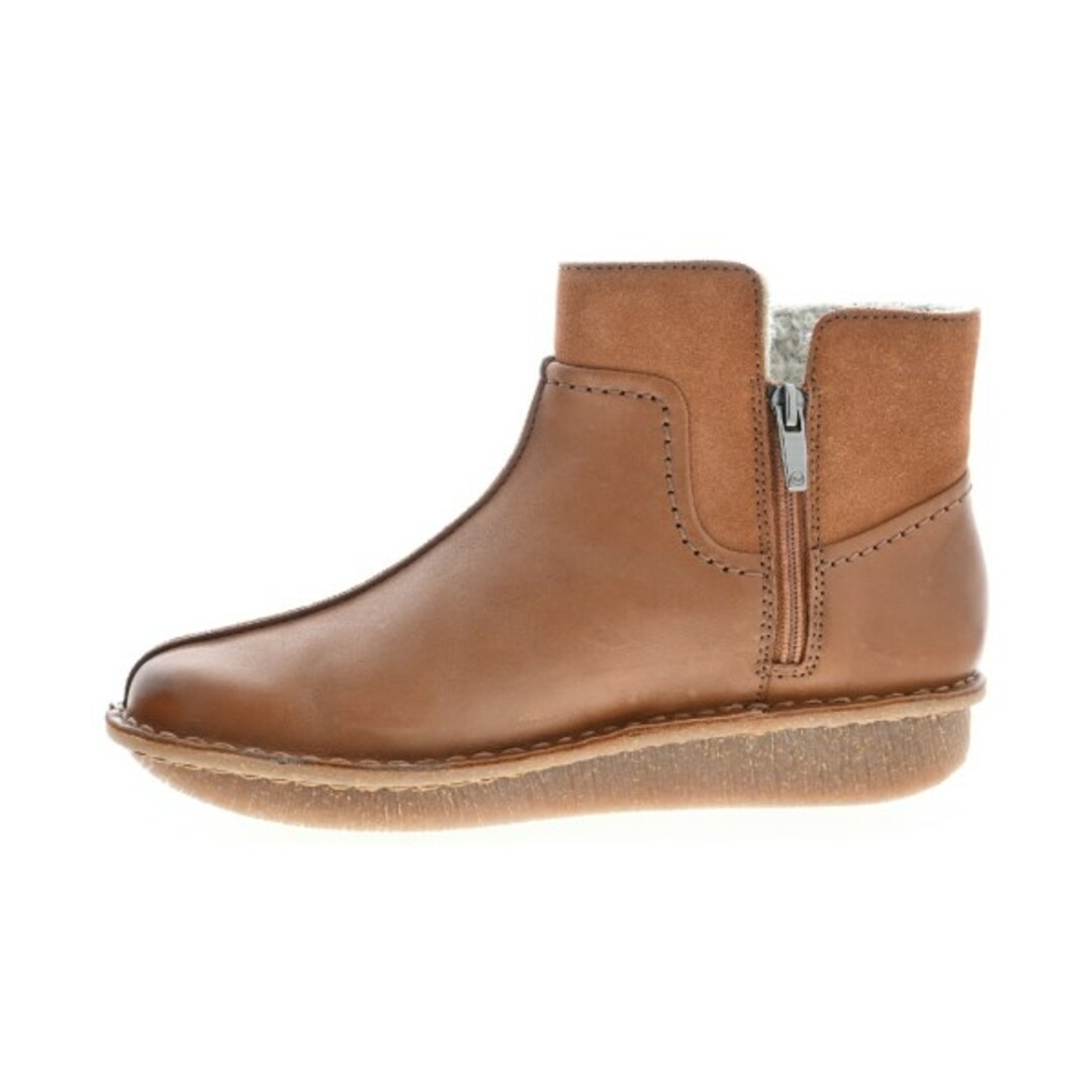 Clarks(クラークス)のclarks クラークス ブーツ UK5(23.5cm位) 茶 【古着】【中古】 レディースの靴/シューズ(ブーツ)の商品写真