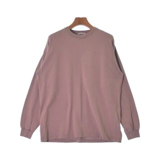 AURALEE - AURALEE オーラリー Tシャツ・カットソー 3(XL位) 茶系 【古着】【中古】