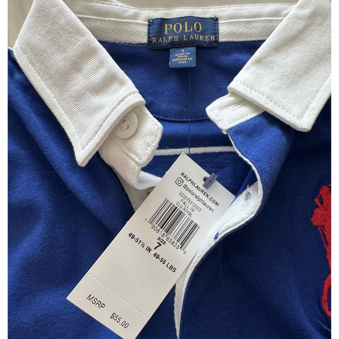 POLO RALPH LAUREN(ポロラルフローレン)のラルフローレン　ポロシャツ　長袖　130 キッズ/ベビー/マタニティのキッズ服男の子用(90cm~)(Tシャツ/カットソー)の商品写真