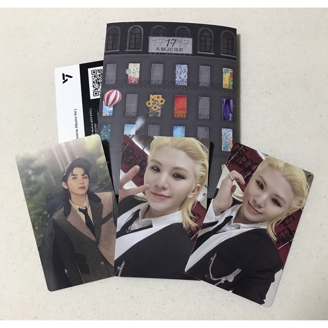 SEVENTEEN(セブンティーン)のSEVENTEEN Woozi ウジ weverse盤トレカセット エンタメ/ホビーのトレーディングカード(その他)の商品写真