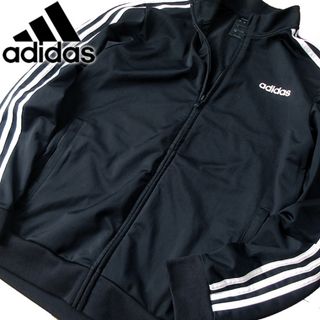 アディダス(adidas)の美品 L アディダス メンズ ジャージ/ジャケット ブラック(ジャージ)