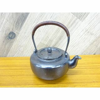 K天121/ 宗入 純銀 刻印あり 煎茶道具 湯沸 約432g