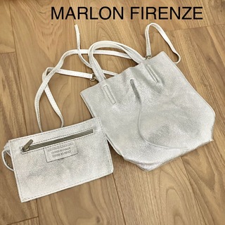 MARLON FIRENZE リアルレザー　2wayバッグ　シ(ショルダーバッグ)