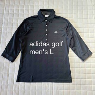 アディダス(adidas)の【美品】アディダス ゴルフ adidasメンズ ゴルフウェア 七分袖 シャツ (ウエア)