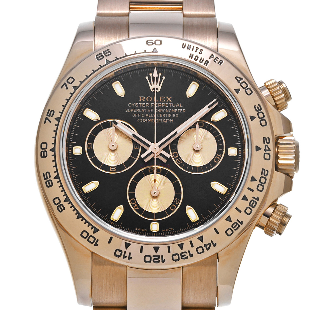 ROLEX(ロレックス)の中古 ロレックス ROLEX 116505 ランダムシリアル ブラック /ピンク メンズ 腕時計 メンズの時計(腕時計(アナログ))の商品写真