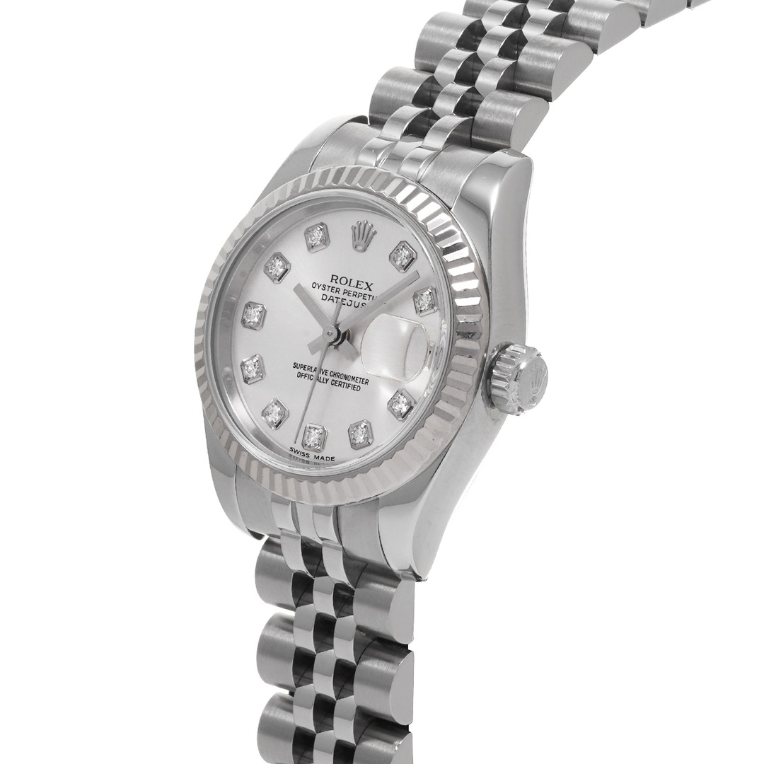 ROLEX(ロレックス)の中古 ロレックス ROLEX 179174G D番(2005年頃製造) シルバー /ダイヤモンド レディース 腕時計 レディースのファッション小物(腕時計)の商品写真