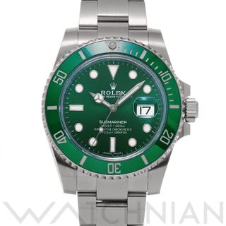 ロレックス(ROLEX)の中古 ロレックス ROLEX 116610LV ランダムシリアル グリーン メンズ 腕時計(腕時計(アナログ))