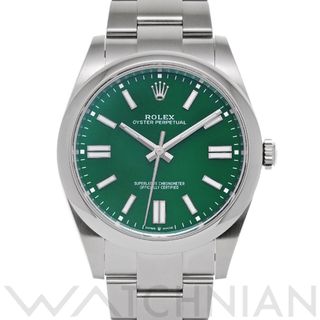 ロレックス(ROLEX)の中古 ロレックス ROLEX 124300 ランダムシリアル グリーン メンズ 腕時計(腕時計(アナログ))