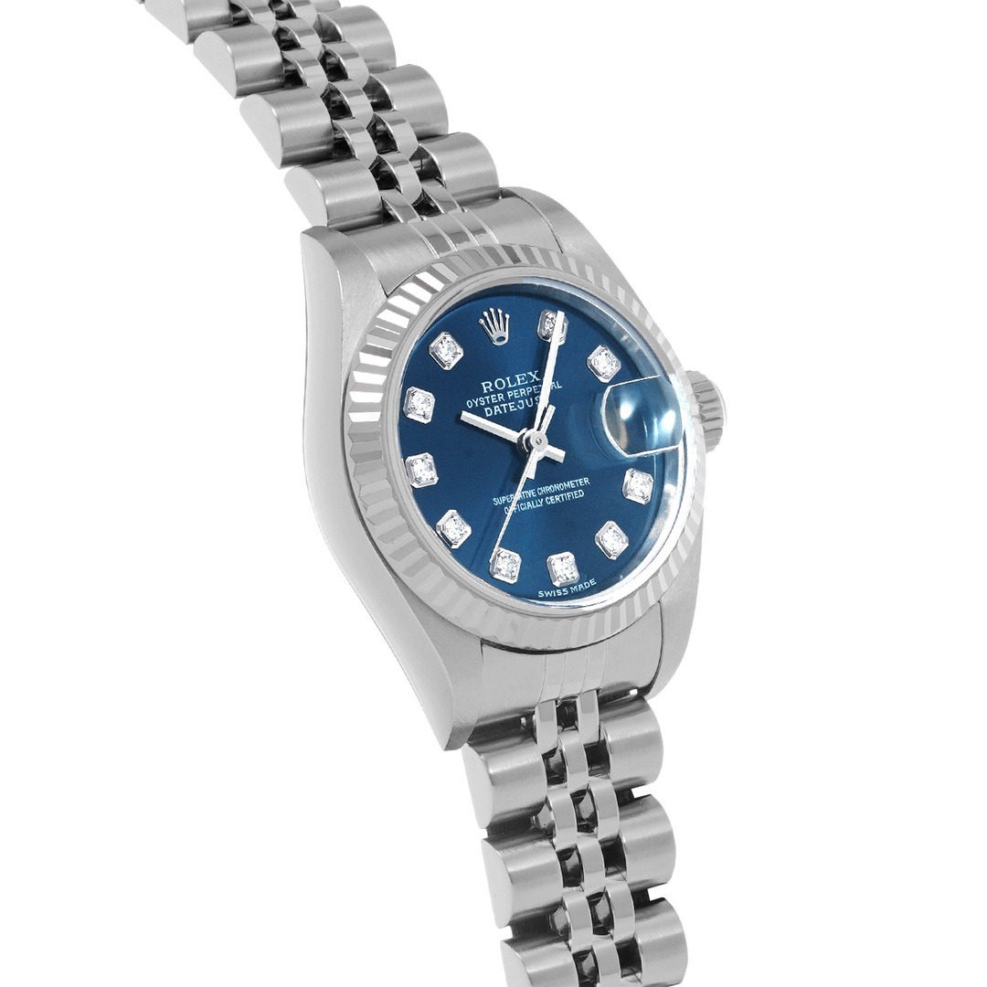 ROLEX(ロレックス)の中古 ロレックス ROLEX 79174G F番(2004年頃製造) ブルー /ダイヤモンド レディース 腕時計 レディースのファッション小物(腕時計)の商品写真