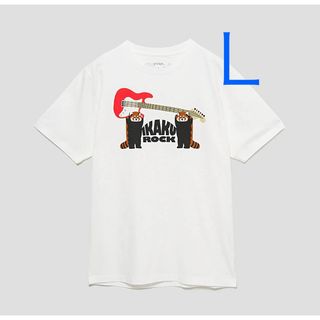 Design Tshirts Store graniph - グラニフ　イカクロック　Tシャツ　レッサーパンダ　L