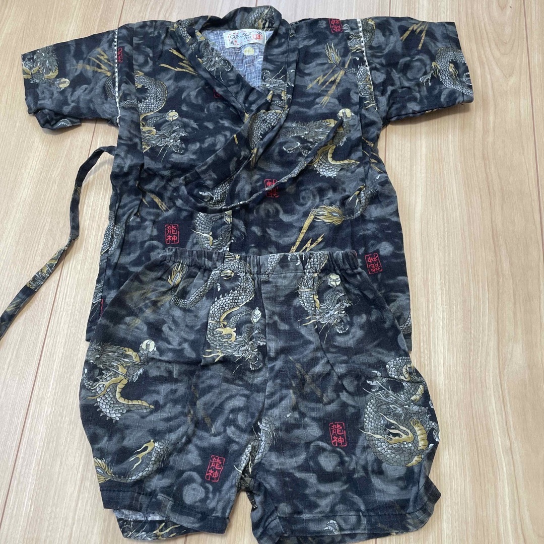 甚平95センチ キッズ/ベビー/マタニティのキッズ服男の子用(90cm~)(甚平/浴衣)の商品写真