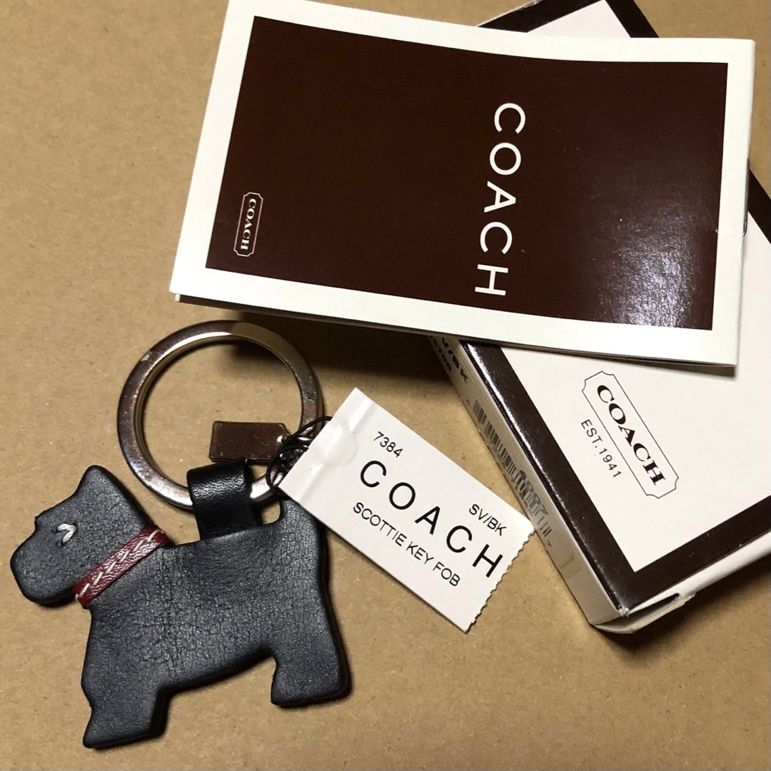 COACH(コーチ)の◾️コーチ　CARCH  キーリング　ボストンテリア　新品未使用 レディースのファッション小物(その他)の商品写真