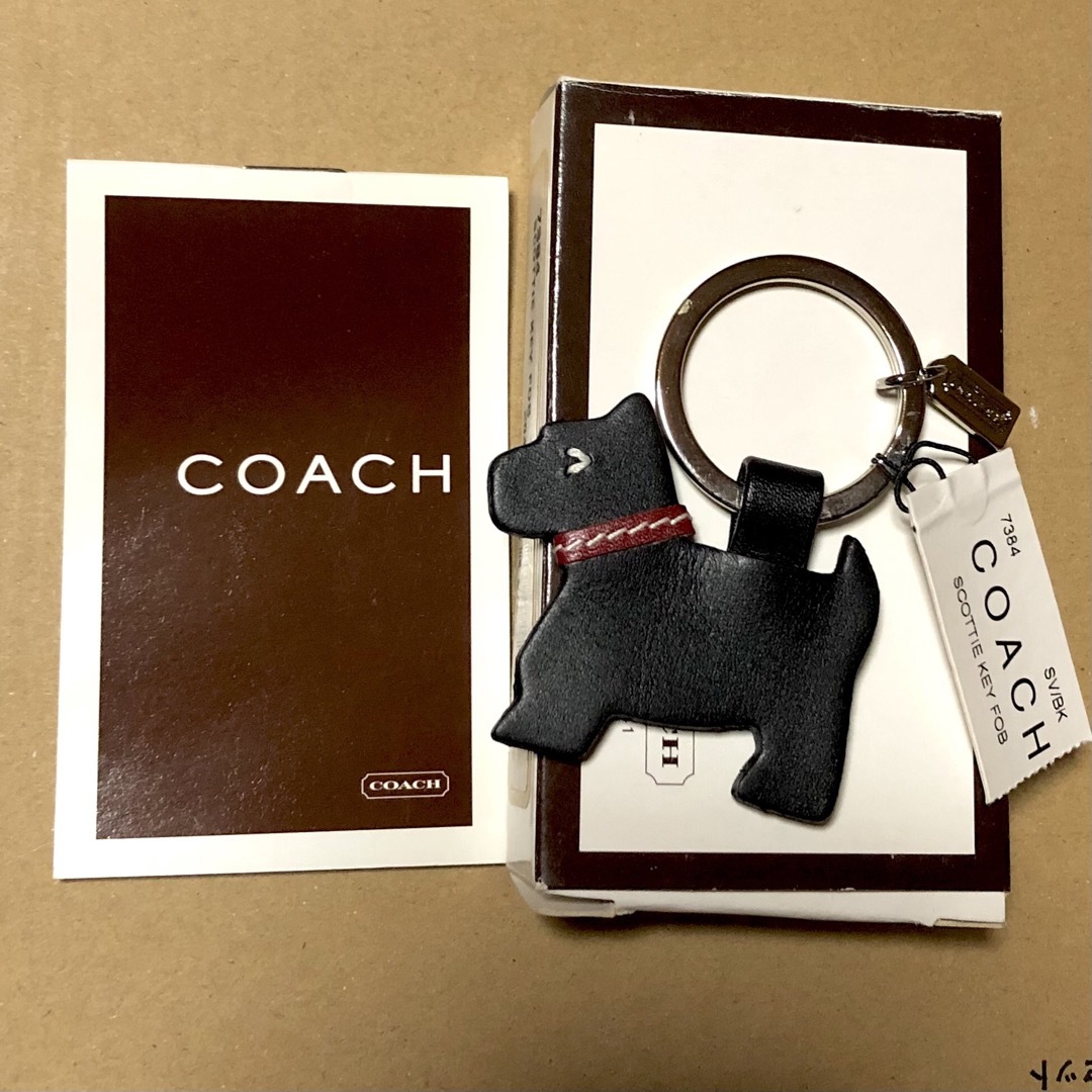 COACH(コーチ)の◾️コーチ　CARCH  キーリング　ボストンテリア　新品未使用 レディースのファッション小物(その他)の商品写真