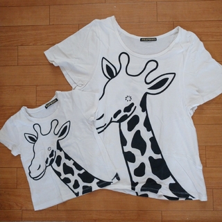 フラボア(FRAPBOIS)のFRAPBOIS キリンTシャツ 親子コーデ(Tシャツ(半袖/袖なし))