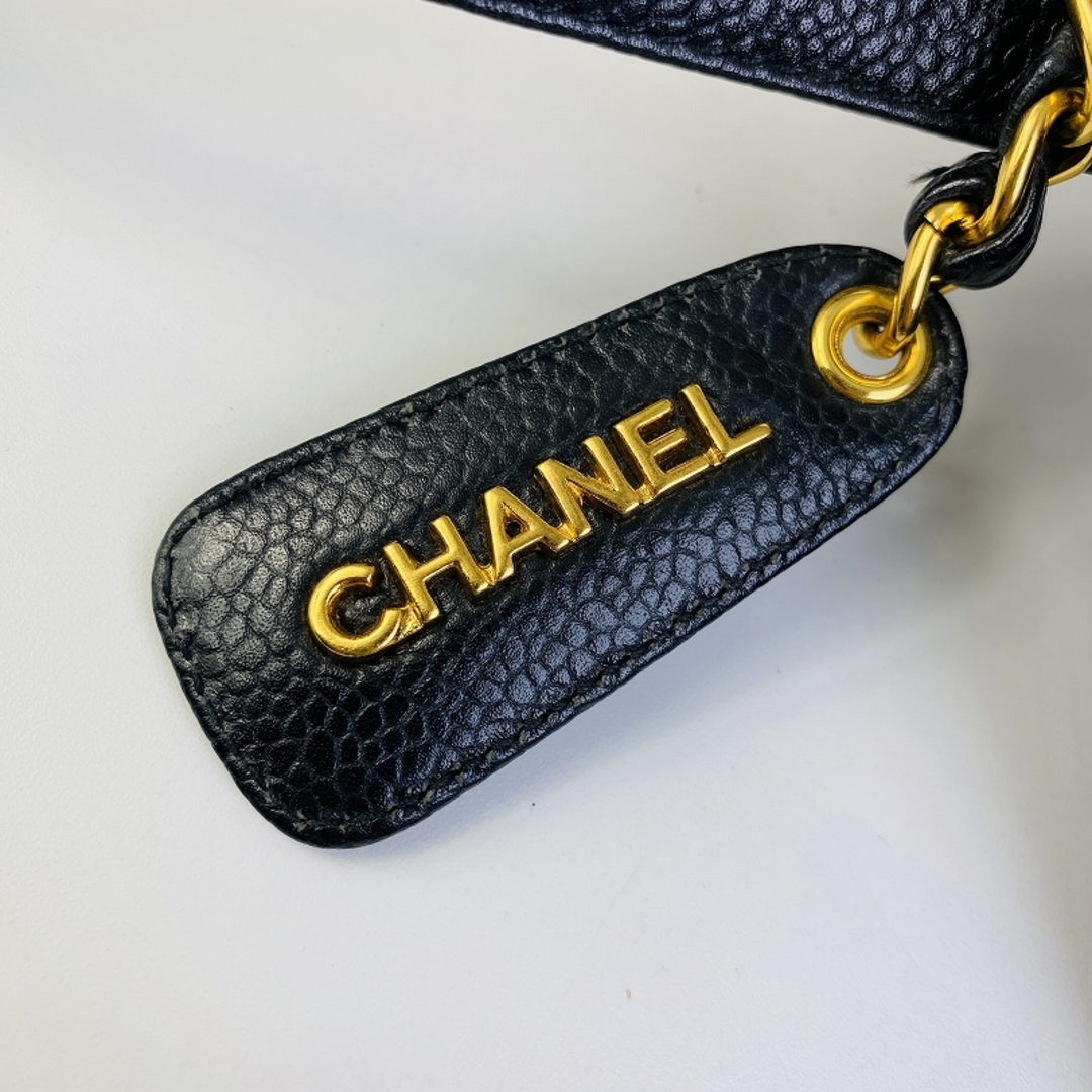 CHANEL(シャネル)のCHANEL シャネル マトラッセ ウエストバッグ キャビアスキン ショルダーバッグ ブラック A-2433 レディースのバッグ(ショルダーバッグ)の商品写真