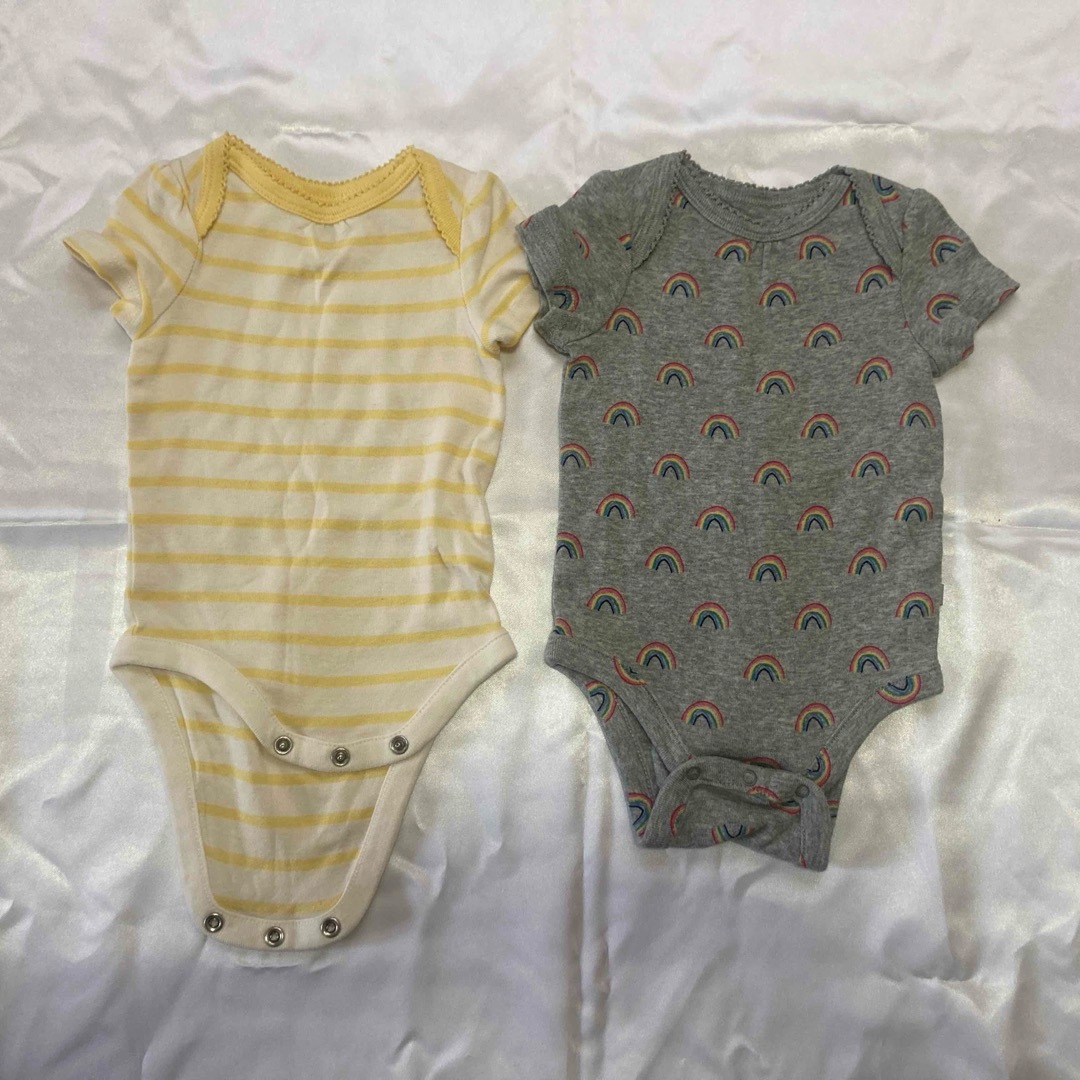 babyGAP(ベビーギャップ)のGAP ベビー ボディーシャツ2点セット 3-6M キッズ/ベビー/マタニティのベビー服(~85cm)(肌着/下着)の商品写真