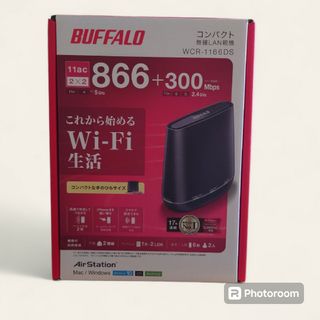 バッファロー(Buffalo)の【BUFFALO】WiFi無線LANルーター WCR-1166DS　バッファロー(PC周辺機器)