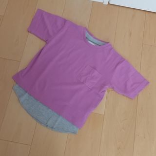 チャオパニックティピー(CIAOPANIC TYPY)のCIAOPANIC TYPY☆ワッフルタンク付きポケットTEE 新品未使用タグ付(Tシャツ/カットソー)