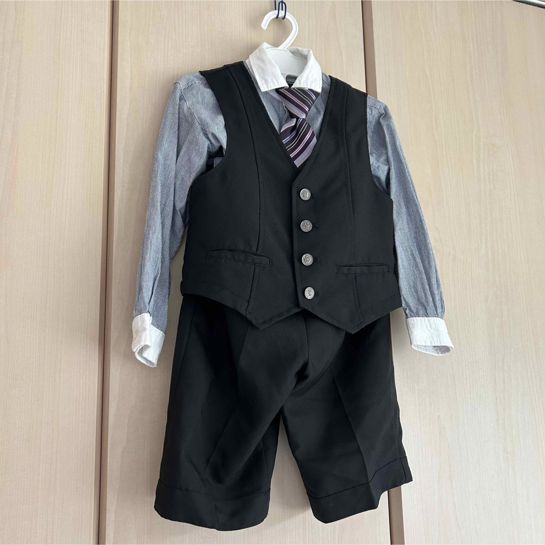 男の子用　フォーマル　4点セット キッズ/ベビー/マタニティのキッズ服男の子用(90cm~)(ドレス/フォーマル)の商品写真