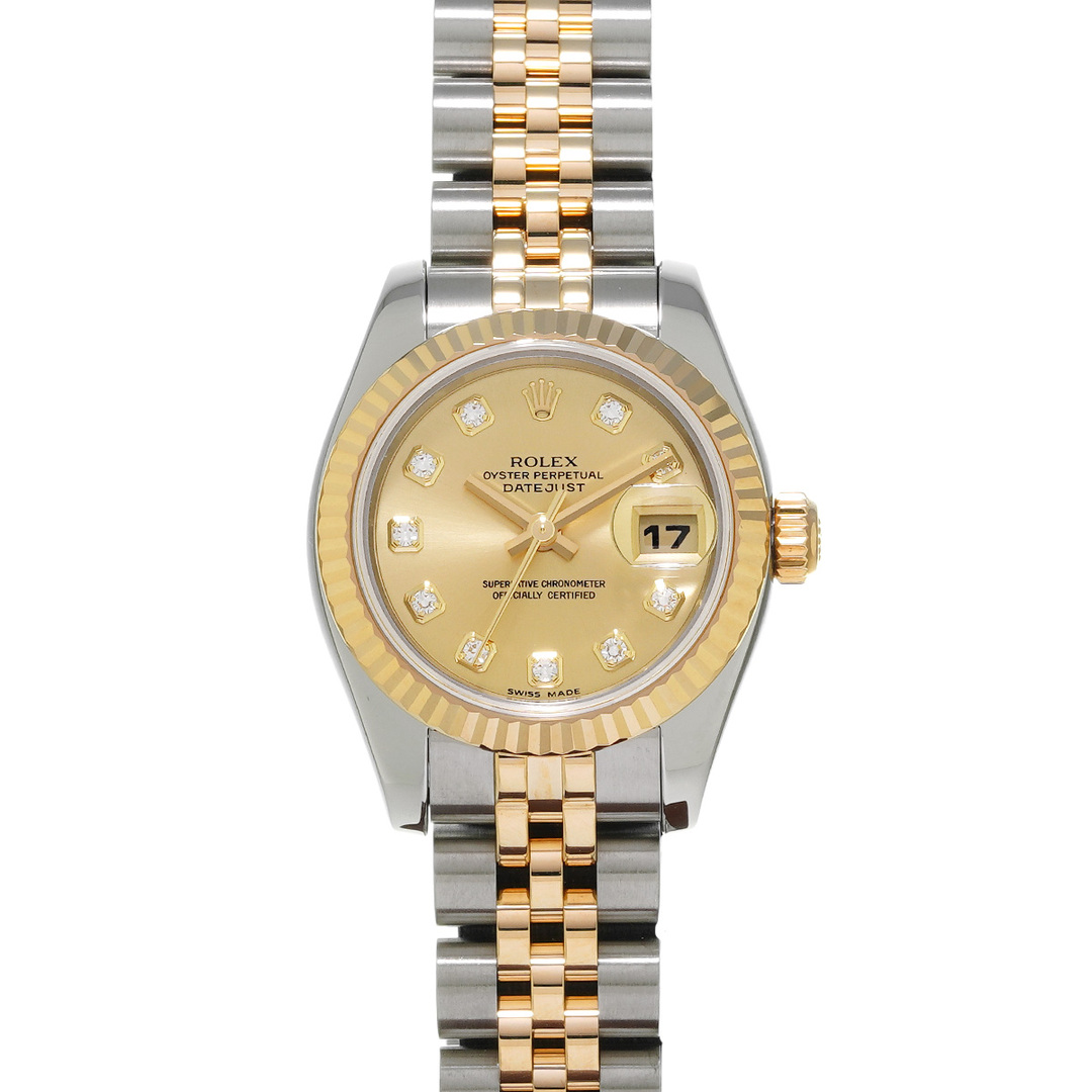 ROLEX(ロレックス)の中古 ロレックス ROLEX 179173G F番(2004年頃製造) シャンパン /ダイヤモンド レディース 腕時計 レディースのファッション小物(腕時計)の商品写真