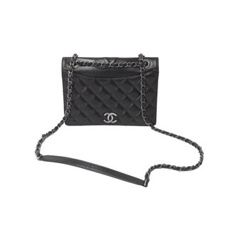 シャネル(CHANEL)のCHANEL シャネル フルフラップ マトラッセ チェーン ショルダーバック 21番台 ラムスキン シルバー金具 美品 中古 63737(ハンドバッグ)