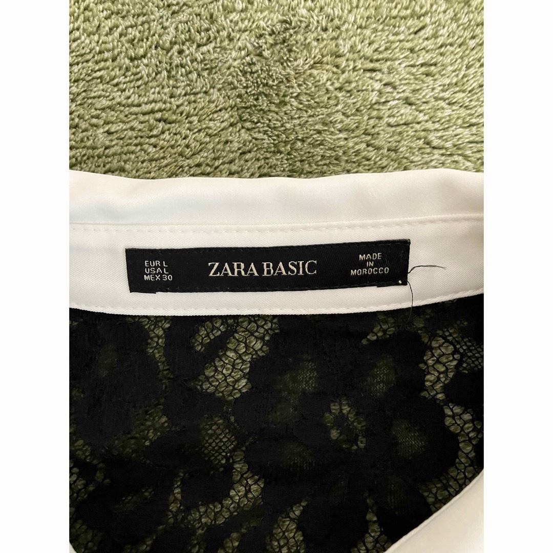 ZARA(ザラ)の【新品】ZARA レースワンピース　L レディースのワンピース(ひざ丈ワンピース)の商品写真