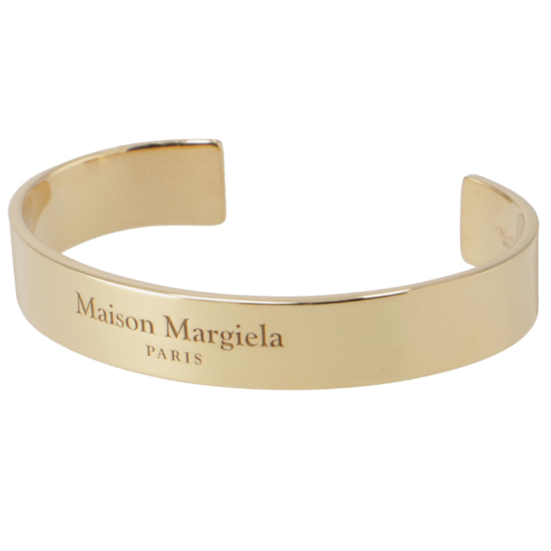 Maison Martin Margiela(マルタンマルジェラ)のメゾン マルジェラ/MAISON MARGIELA ブレスレット メンズ シルバー バングル YELLOW GOLD PLATING BURATTATO SM1UY0081-SV0158-950 _0410ff メンズのアクセサリー(バングル/リストバンド)の商品写真