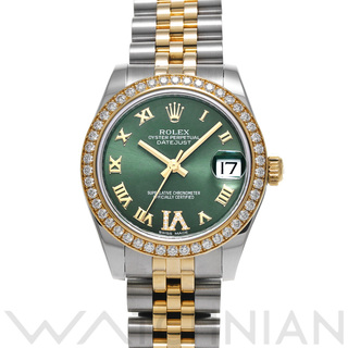 ロレックス(ROLEX)の中古 ロレックス ROLEX 178383 オリーブグリーン /ダイヤモンド ユニセックス 腕時計(腕時計)