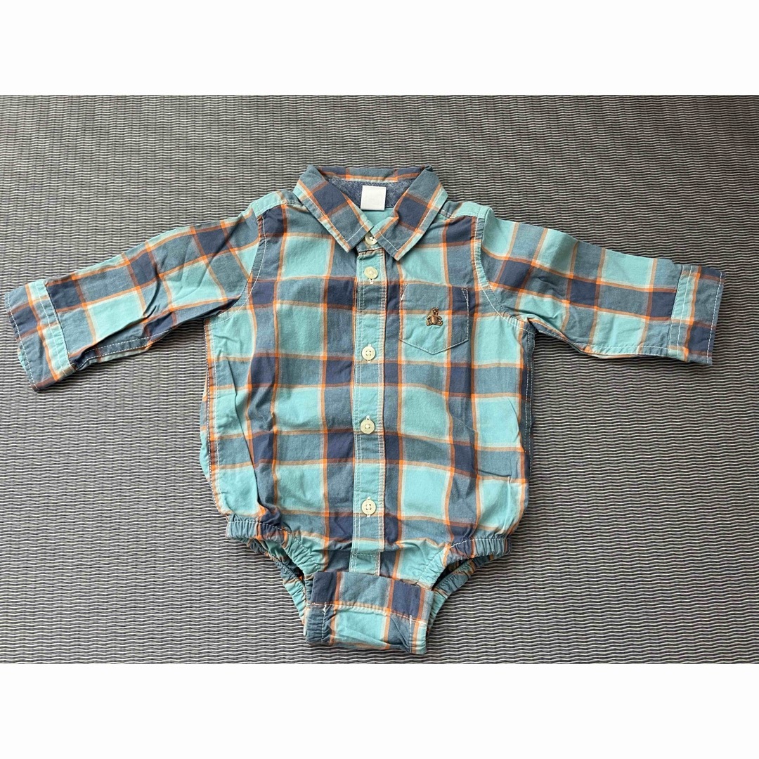 GAP(ギャップ)のGAP 長袖ロンパース 70cm キッズ/ベビー/マタニティのベビー服(~85cm)(ロンパース)の商品写真