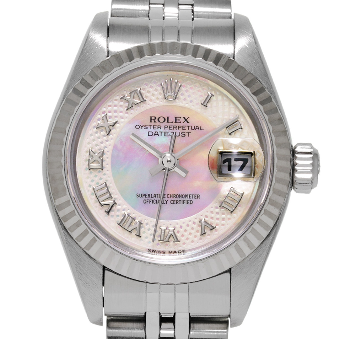 ROLEX(ロレックス)の中古 ロレックス ROLEX 69174NRD A番(1999年頃製造) ピンクシェル レディース 腕時計 レディースのファッション小物(腕時計)の商品写真