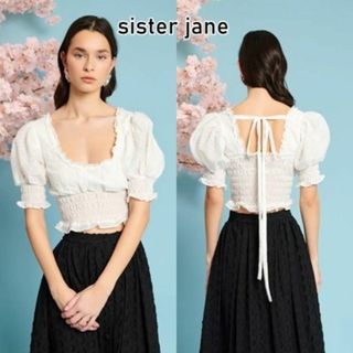 シスタージェーン(sister jane)のSister Jane バックリボン クロップド トップス(シャツ/ブラウス(半袖/袖なし))