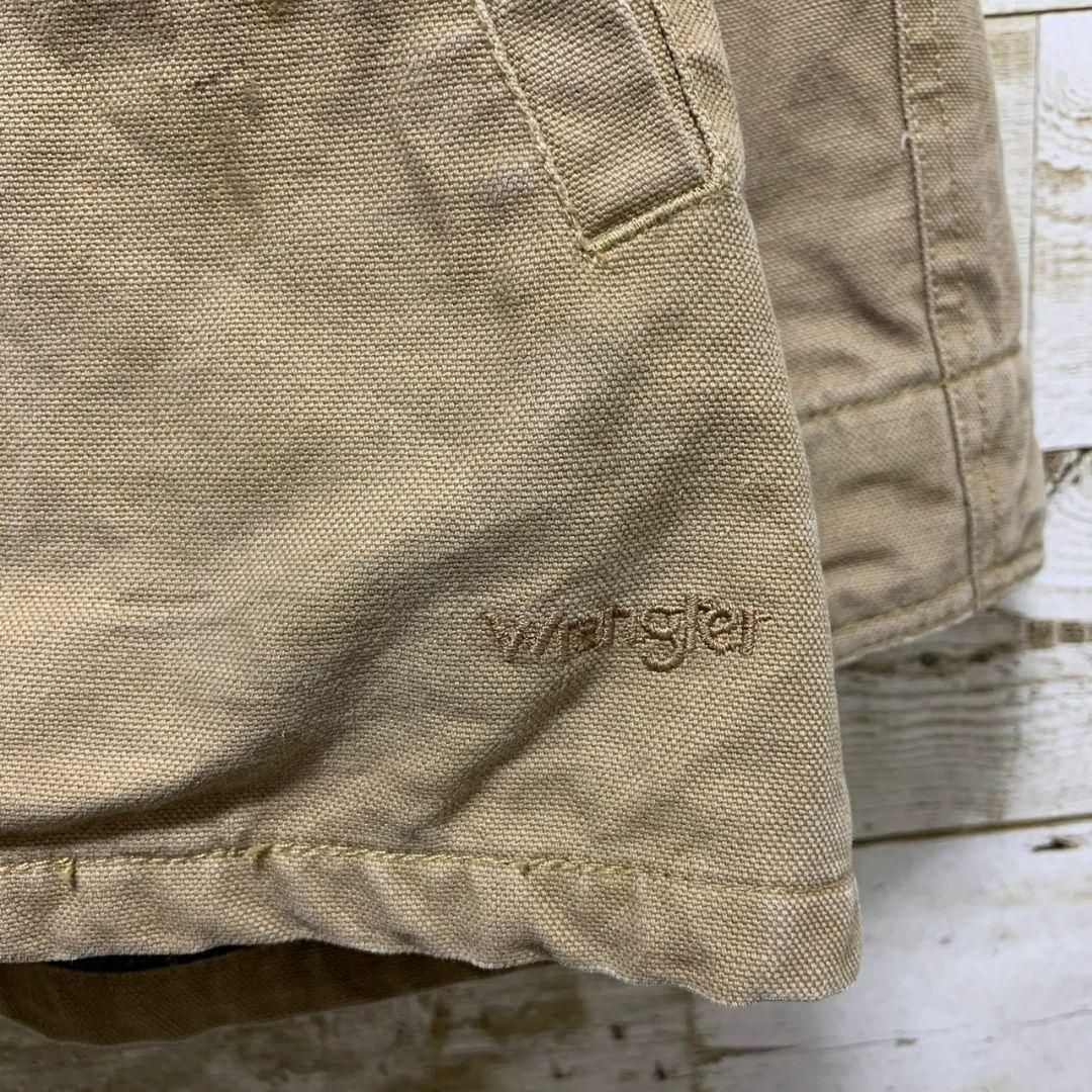 Wrangler(ラングラー)の【w90】USA古着ラングラー90s00s旧タグ当時物刺繍ロゴダックジャケット その他のその他(その他)の商品写真