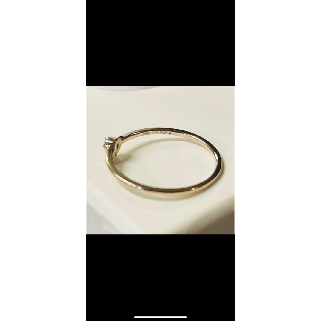 ete(エテ)のetek10ピンクゴールドダイヤモンドリング✨ レディースのアクセサリー(リング(指輪))の商品写真