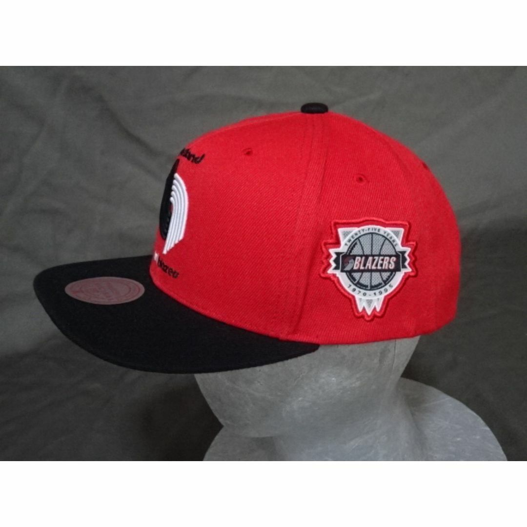 MITCHELL & NESS(ミッチェルアンドネス)の【Mitchell & Ness】NBAブレイザーズ 創設25周年記念ロゴCap メンズの帽子(キャップ)の商品写真
