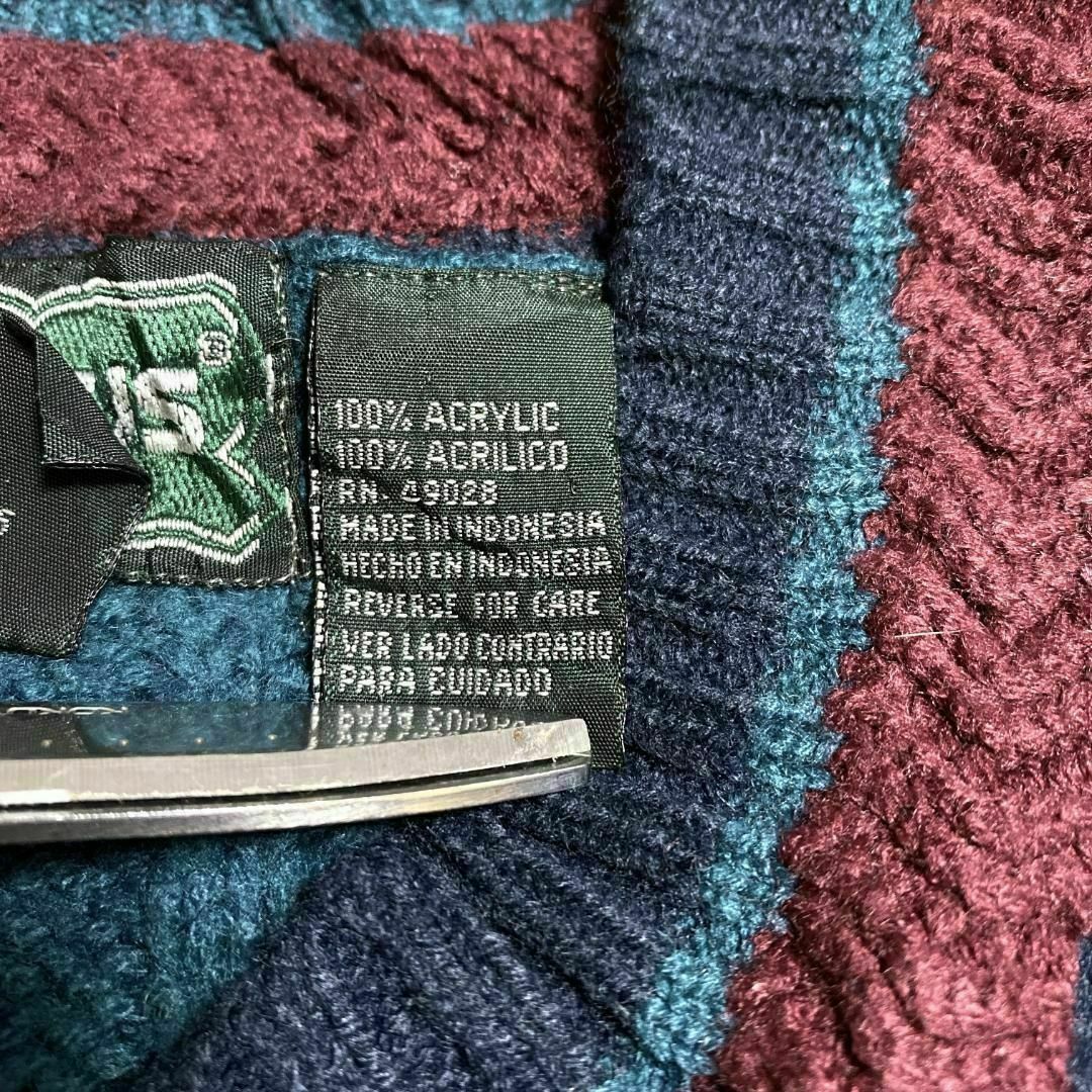 Campus クリケットセーター ニット ケーブル編み Vネックc75 メンズのトップス(スウェット)の商品写真