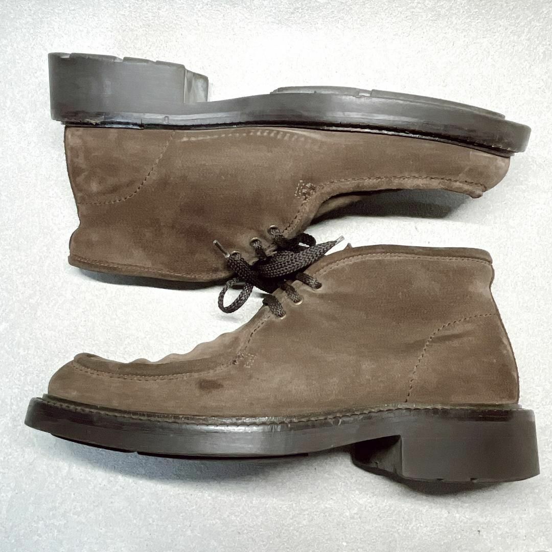 HUGO BOSS(ヒューゴボス)のヒューゴボス 26cm チャッカーブーツ ブラウン ブーツ メンズの靴/シューズ(ブーツ)の商品写真
