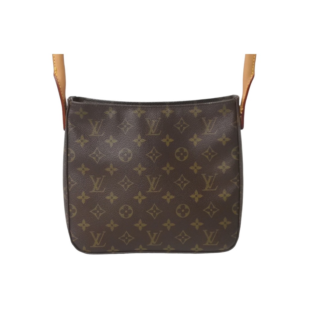 LOUIS VUITTON(ルイヴィトン)のLOUIS VUITTON ルイヴィトン ハンドバッグ ルーピングMM ブラウン M51146 美品 中古 63747 レディースのバッグ(ショルダーバッグ)の商品写真