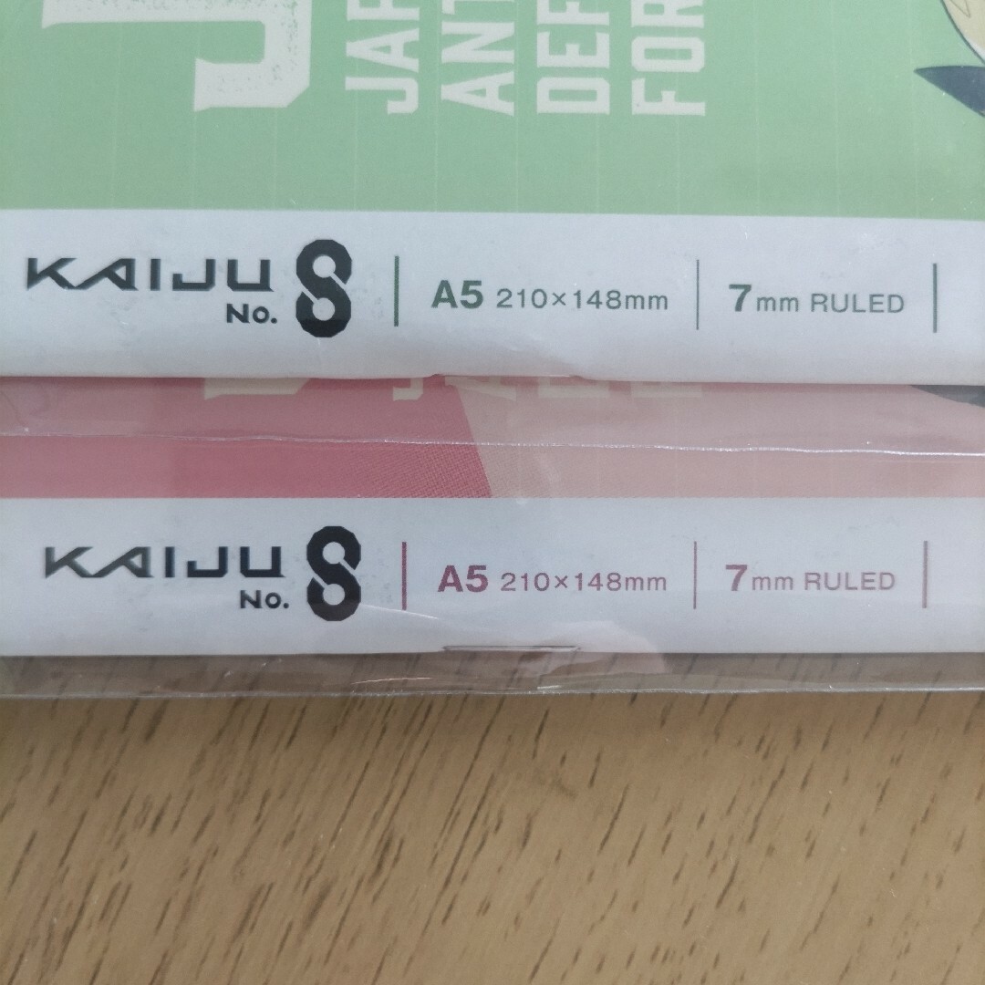 怪獣8号 クリアファイル1枚 ＆ A5ノート2冊 エンタメ/ホビーのアニメグッズ(クリアファイル)の商品写真