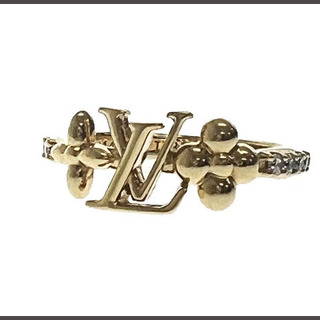ルイヴィトン(LOUIS VUITTON)のルイヴィトン リング LV アイコニック ロゴ 指輪 M1461S S ゴールド(リング(指輪))