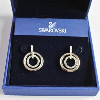 スワロフスキー(SWAROVSKI)の【未使用品】スワロフスキー Circle サークル ピアス(ピアス)