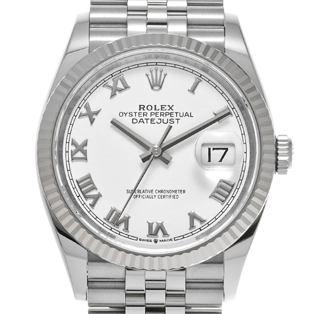 ROLEX(ロレックス)の中古 ロレックス ROLEX 126234 ランダムシリアル ホワイト メンズ 腕時計 メンズの時計(腕時計(アナログ))の商品写真