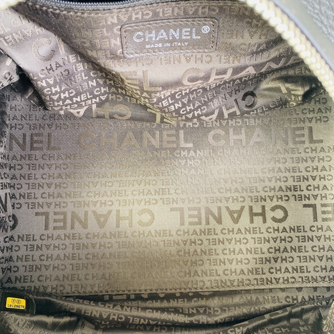 CHANEL(シャネル)のCHANEL シャネル ココマーク ミニボストン キャビアスキン ハンドバッグ ブラウン A-2422 レディースのバッグ(ハンドバッグ)の商品写真